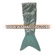 Knitted Mermaid Tail Blanket for Kids Little Mermaid Gradient Ramp Mermaid Gift for Girls